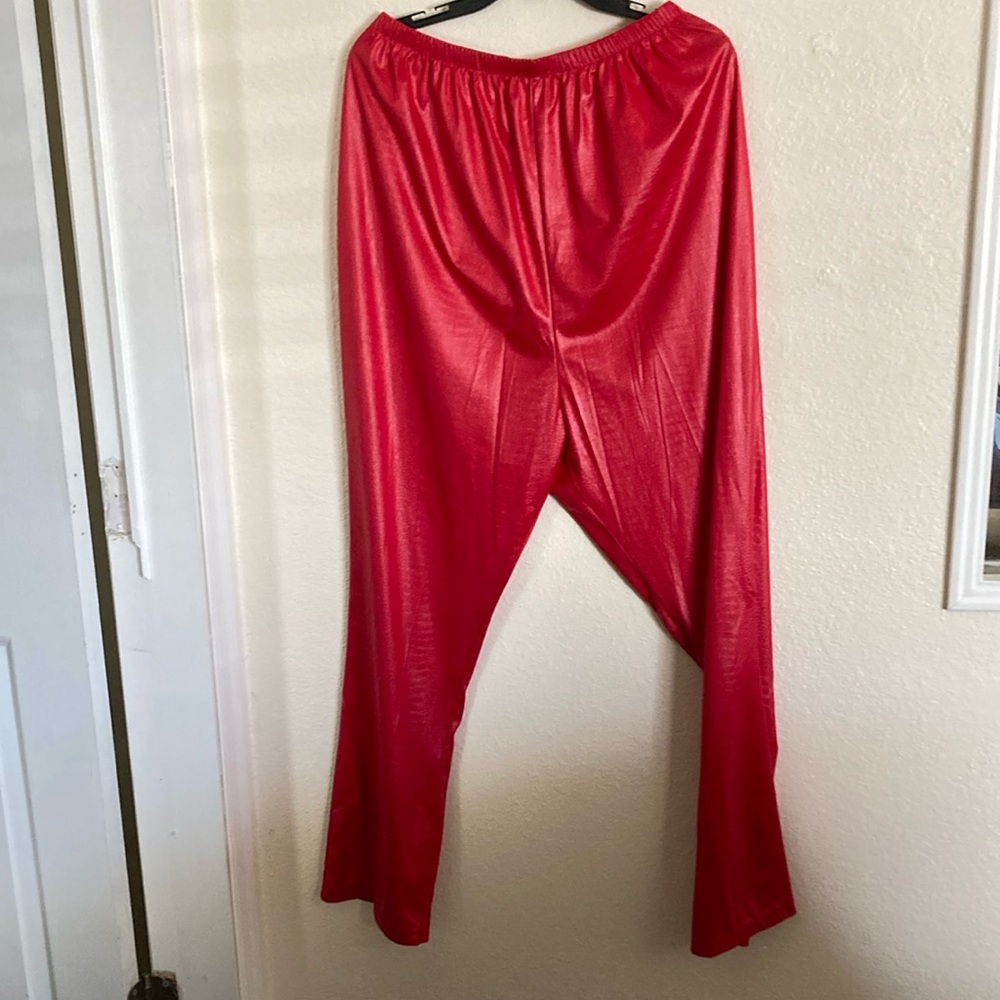 NWT Red crocodile print pants 2X